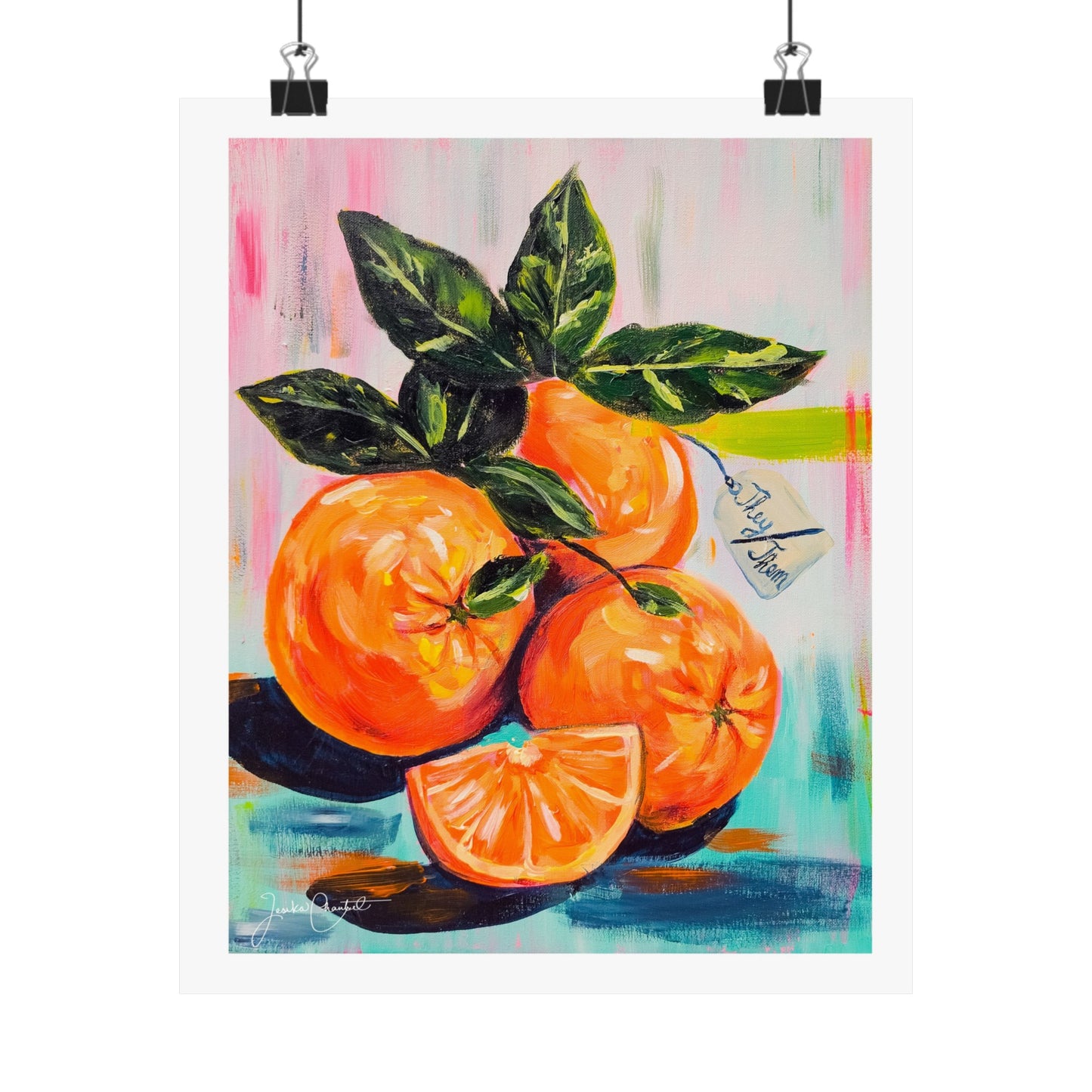 "Oran-GAY They/Them" Fine Art Print