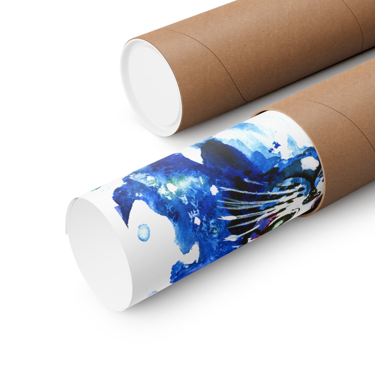 "Milky Way Galaxy Cat" Fine Art Print