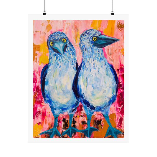 "A Pair of Blue Boobies" Fine Art Print