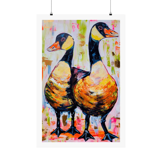 "A Pair of Orange Honkers" Fine Art Print